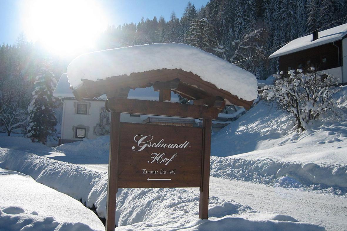 Apart Gschwandthof Sankt Leonhard im Pitztal Exterior foto